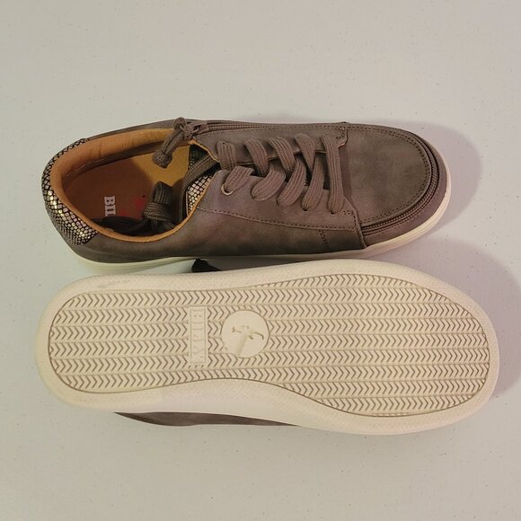 NEW Billy Footwear Women Sneaker Low Top Zip Espresso Adaptive Size 8.5 W KF198 - Picture 5 of 6